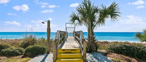 Accommodatie ligt op het strand