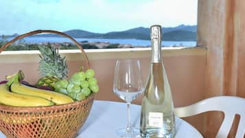 Departamento, balcón, vista al mar | Vista del balcón