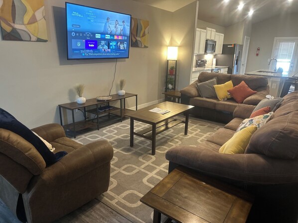 Smart-tv en een kantoor