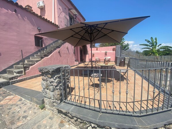 Área para banquetes al aire libre