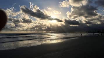 Beach nearby, white sand