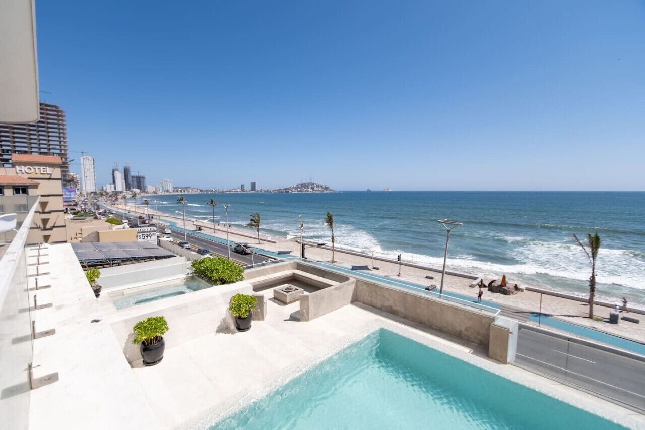 Apartamento básico, vistas al mar | Terraza o patio