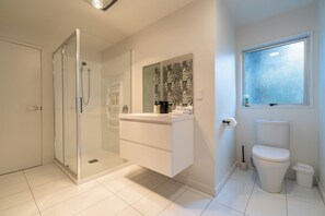 Een douche, een haardroger