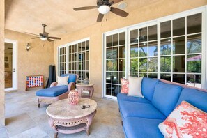 Terrace/patio - Private Oasis  *heated pool and  yard. (Hobe Sound)