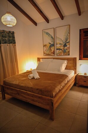 2 bedrooms, iron/ironing board, WiFi, bed sheets - Villa Bibha with Private Pool (Le Marin)