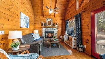 TV, fireplace, video games, offices