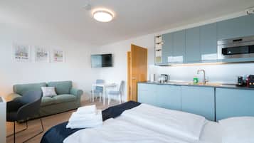 Bügeleisen/Bügelbrett, kostenloses WLAN, Bettwäsche