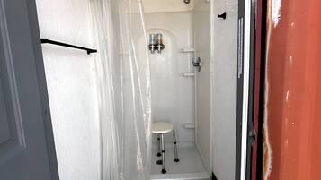 Towels, soap, toilet paper