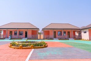 Fassade der Unterkunft