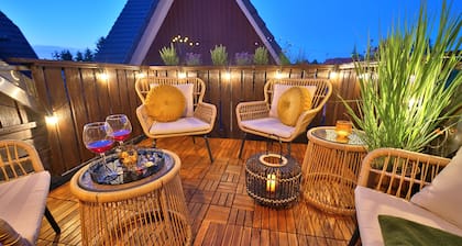 Green Loft Schwarzwald / 120 qm / Dach-Balkon -- Musik-Ecke