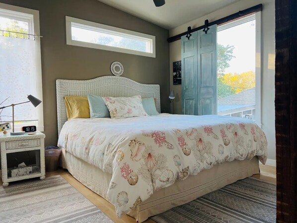 1 soverom, strykejern/-brett, wi-fi (inkludert) og sengetøy