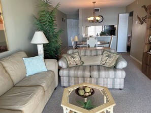 Smart TV, DVD player, books