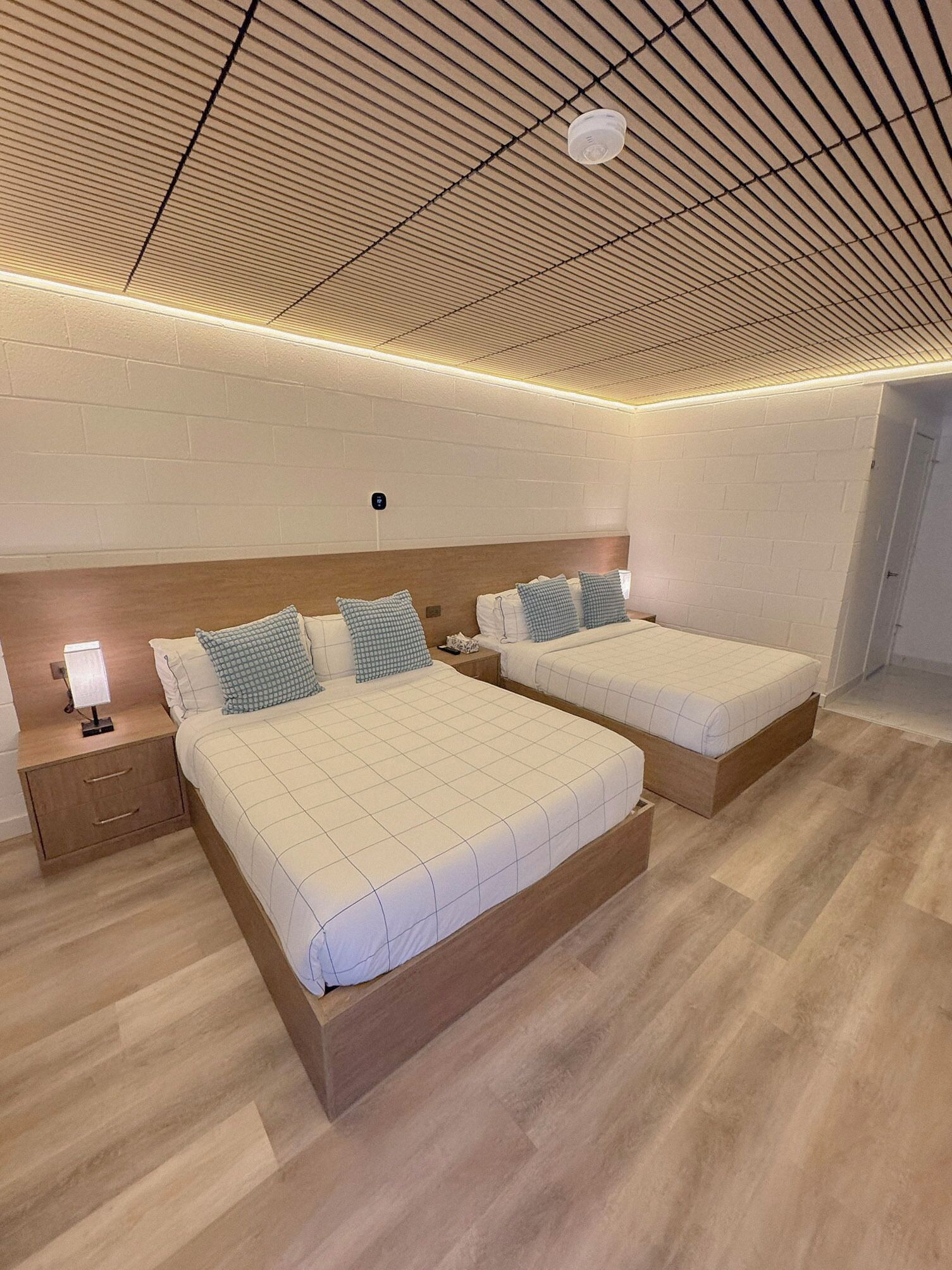 Standard Double Room, 2 Double Beds, Non Smoking, Ground Floor | In-room safe, desk, laptop workspace, free WiFi