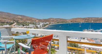 Apartamento 'Agnadi' con vistas al mar, balcón y aire acondicionado