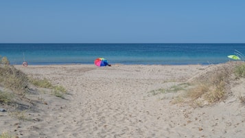 Vlak bij het strand