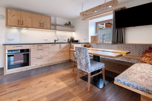 Apartamento 'Morgenrot' con vistas a la montaña, jardín compartido y Wi-Fi