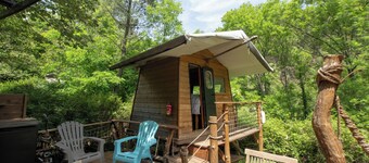 Caravan 'La Pêcherie' with Private Terrace