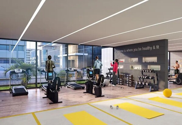 Comfort Apartment, Balcony, City View | 1 bedroom, soundproofing, iron/ironing board, free WiFi - Splendid 1BR in Living Garden (Dubai)