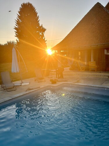 Gîte Cosy Forme Et Bien-être avec piscine partagée, Wi-Fi et climatisation