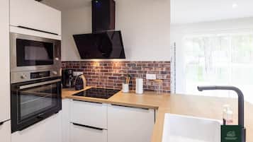 Microwave, dishwasher, highchair