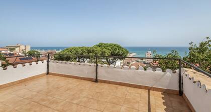 Villa 'Masnou' avec vue sur la mer, Wi-Fi et climatisation