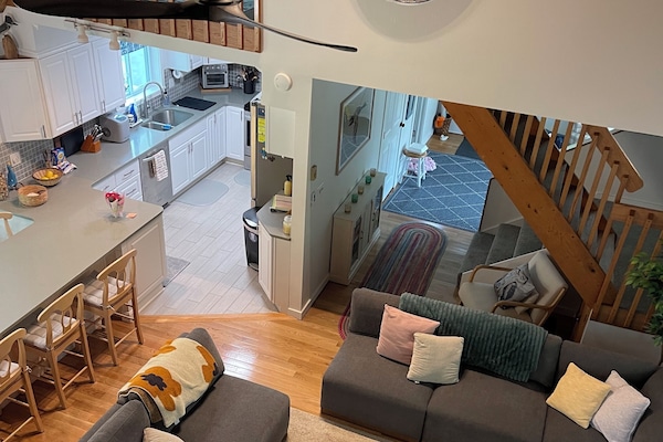 Smart TV, DVD player, books, stereo