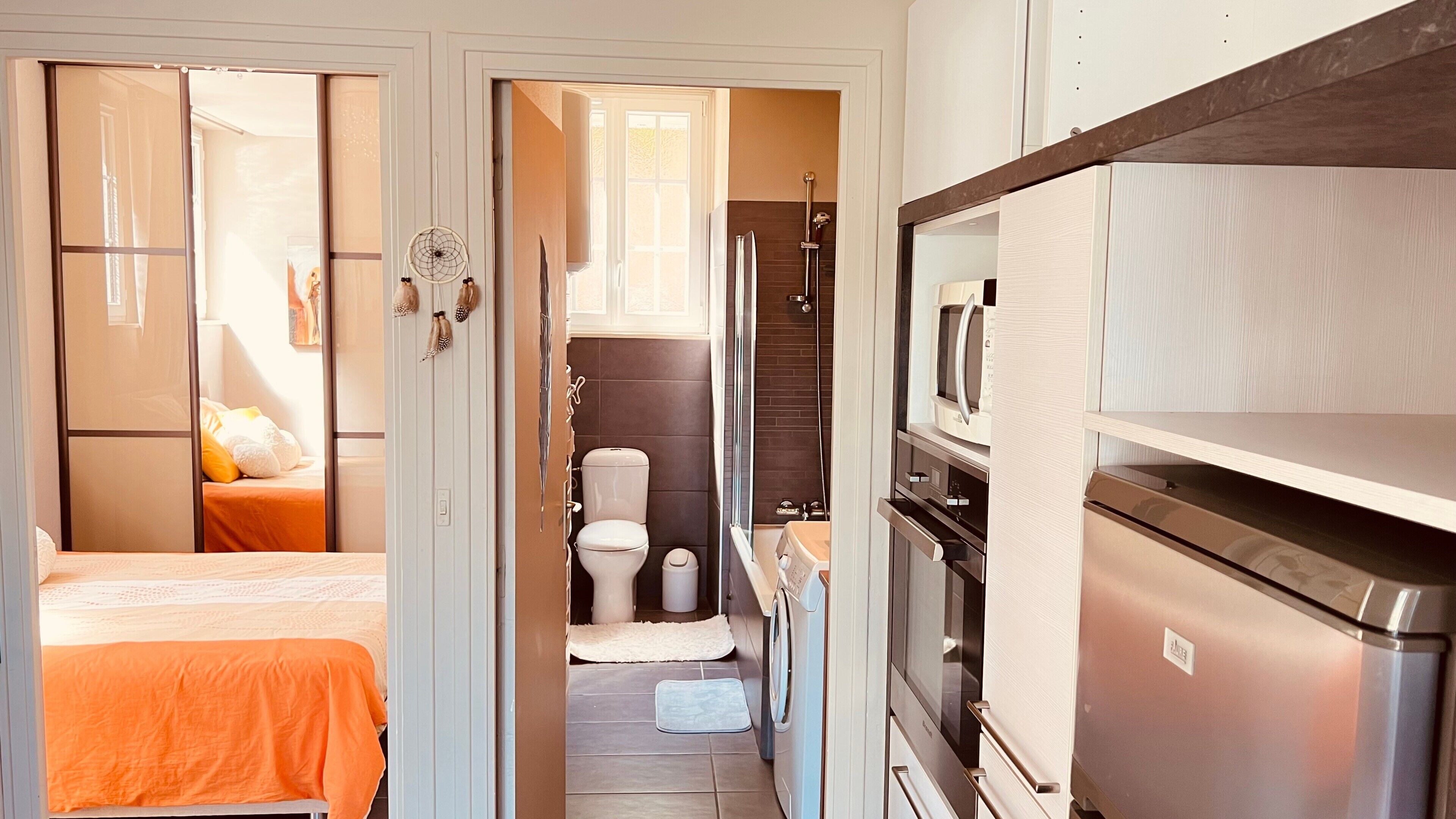 1 bedroom, iron/ironing board, free WiFi, bed sheets