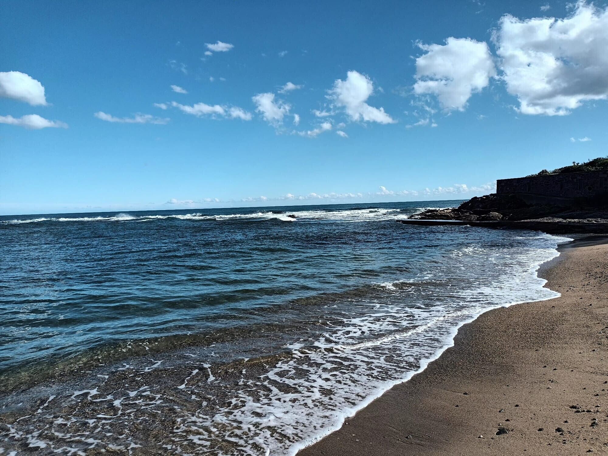 Vlak bij het strand