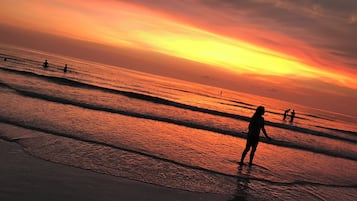 Sun loungers, beach towels