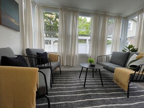 TV connectée, cheminée