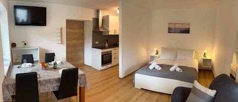 1 soveværelse, skrivebord, Wi-Fi, sengetøj