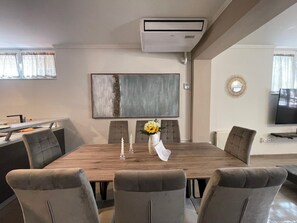 Dining - Beautiful Modern apartment private pool in quiet neighborhood,Agia Marina Koropi (Agia Marina)