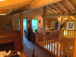 Fireplace - Chalet mountain view (Sallanches)