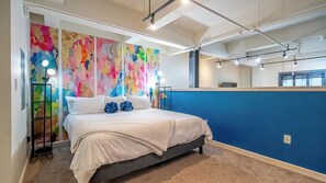 1 chambre, bureau, fer et planche à repasser, Wi-Fi gratuit