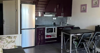 Meublé F3 Avec Stationnement 2 Chambres 5 Personnes Wi-fi Gratuit 20mn de Disney