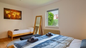 2 habitaciones, wifi gratis y ropa de cama 