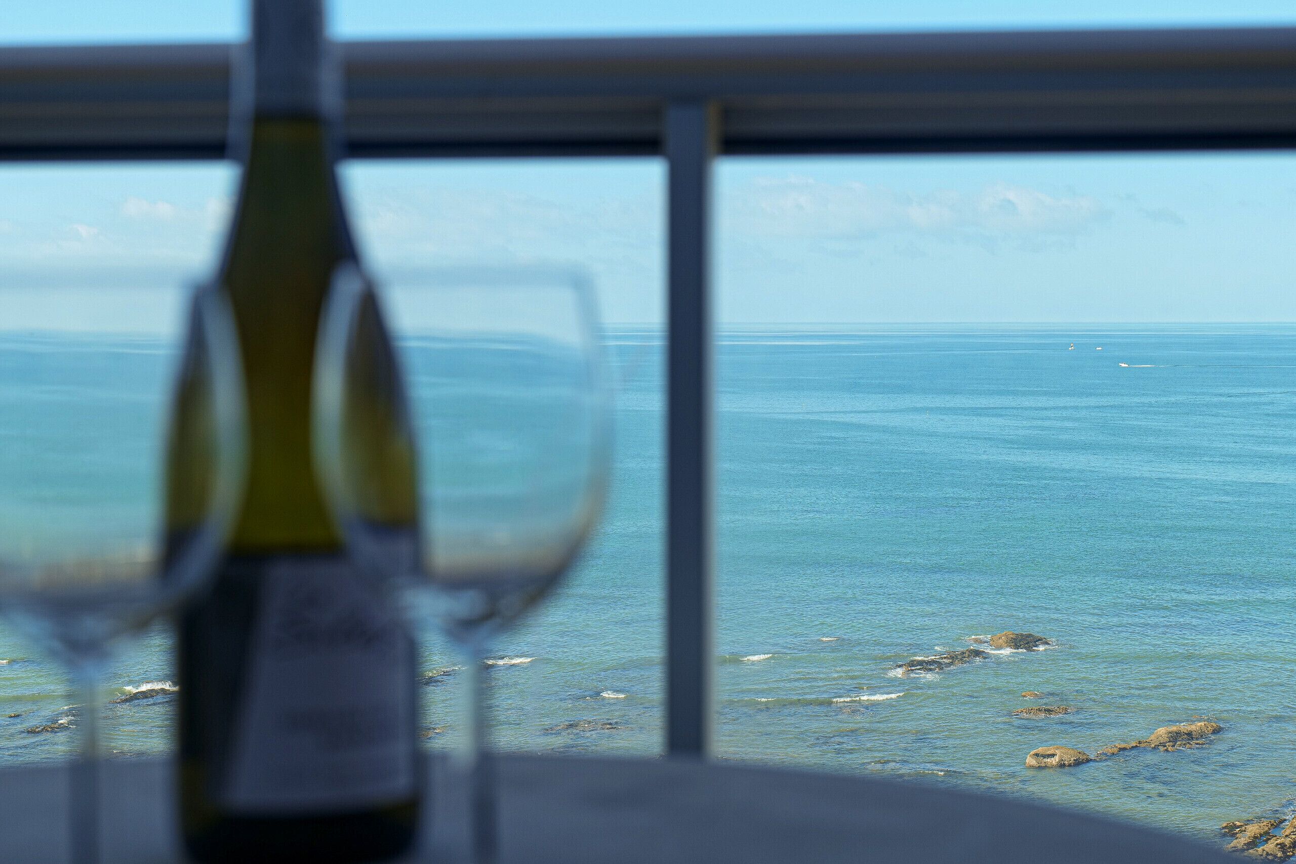 Uitzicht vanuit accommodatie