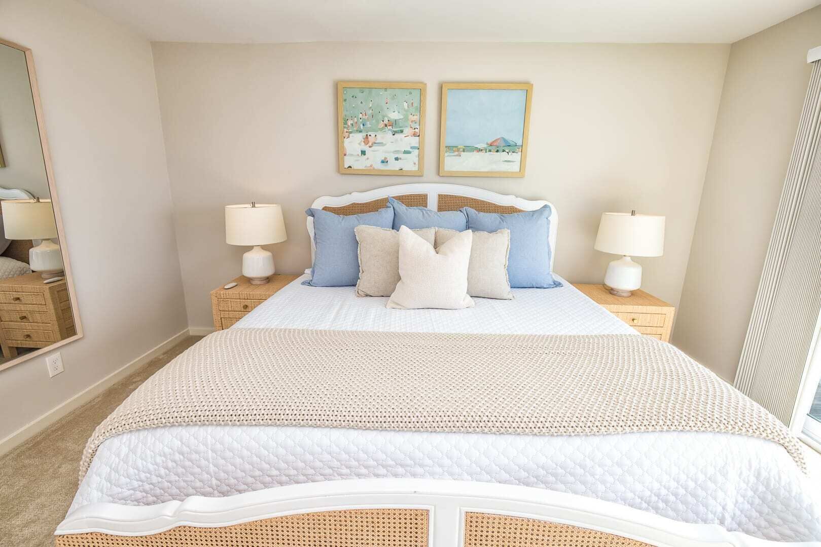 Ocean front views and a private bathroom in the 2nd master bedroom.