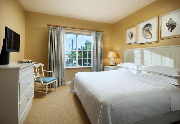 1 bedroom, desk, WiFi, bed sheets