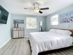 3 chambres, coffres-forts dans les chambres, fer et planche à repasser