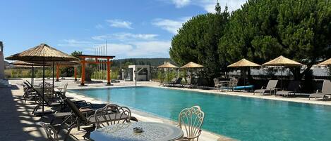 Seasonal outdoor pool