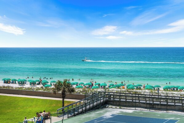 Sports court - Newly added 2 BR/ 2 BA Condominium with Free Beach Service! (Destin)