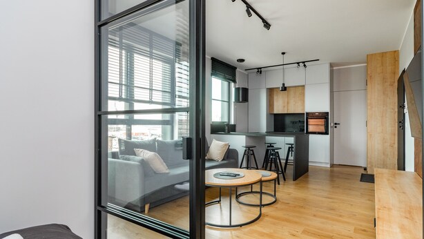 Apartamento clásico, balcón
