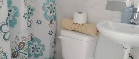 淋浴设施、毛巾、肥皂