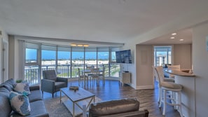 TV, ping pong - Beach Bliss -Luxury Condo on Daytona Beach, Handicap Accessible (Daytona Beach)