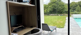 Maison climatisée, Bourgogne, piscine chauffée, Dijon - 3 chambres - 6 couchages
