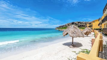Sun loungers, beach towels