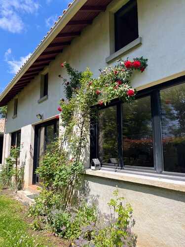 Maison tranquille 3 chambres au bord de la Dordogne