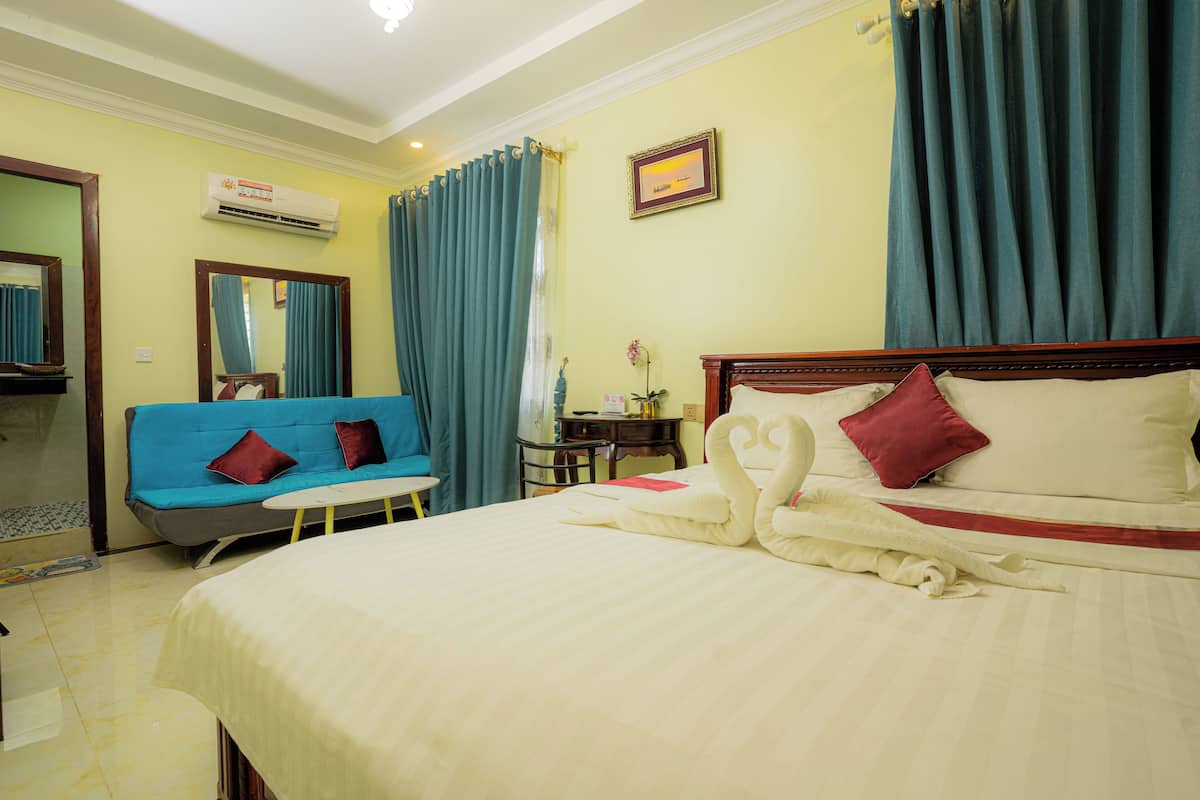 Standard-Chalet | 1 Schlafzimmer, Pillowtop-Betten, Schreibtisch