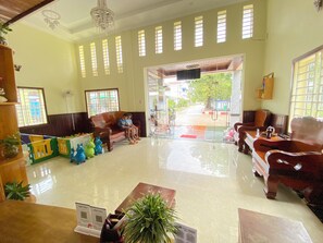 Sitteområde i lobbyen